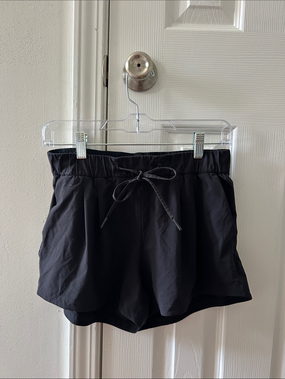 lululemon athletica Black Lightweight Drawstring Running Shorts
